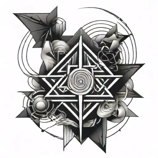 Geometric Air Element Symbol