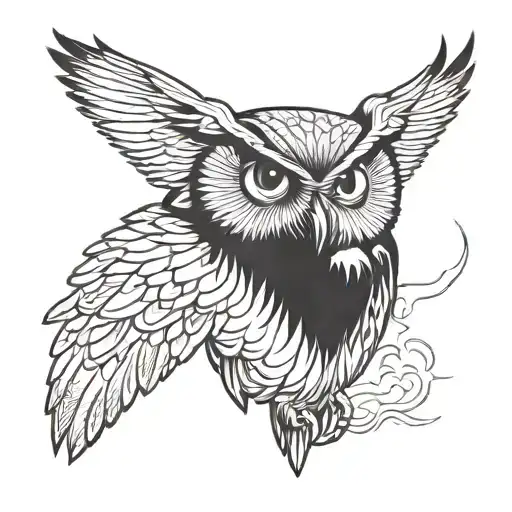 The Owl Is Aggressive