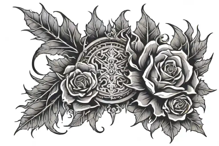 Thorns Crown Around The Arm Band