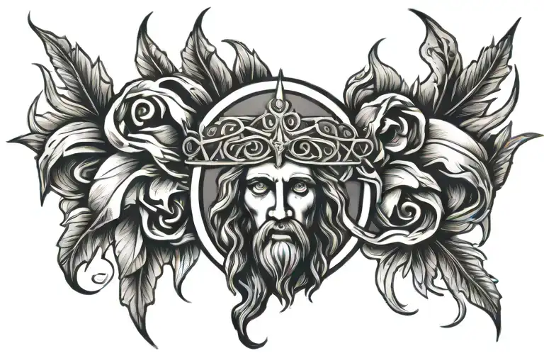 Jesus Thorns Crown Around The Arm Band