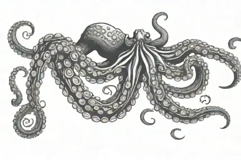 Octopus Tentacles Neck