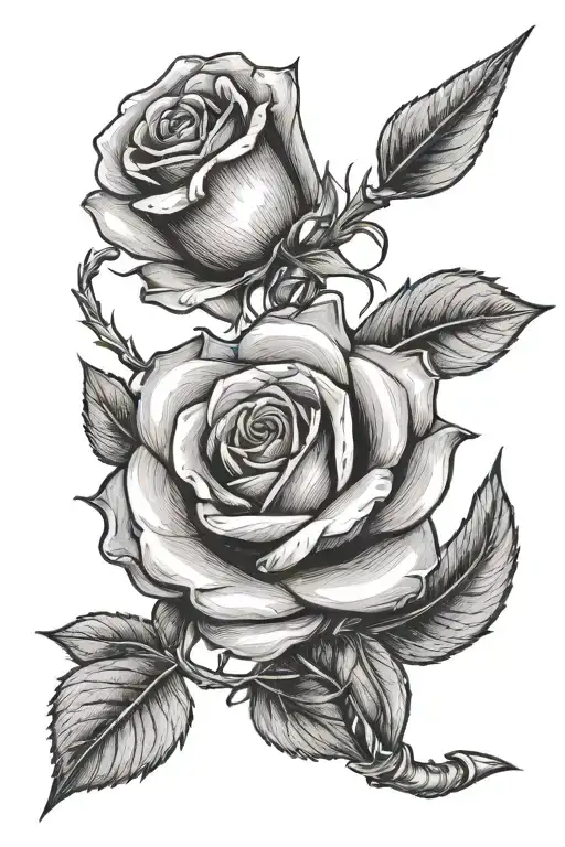 A Rose With An Arrow Instead Of A Stem