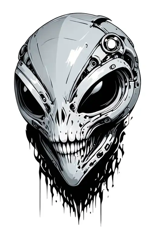 Bio Mechanical Alien