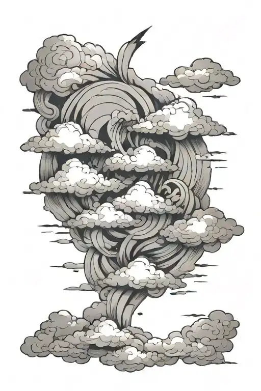 Quote In Clouds Surrounding