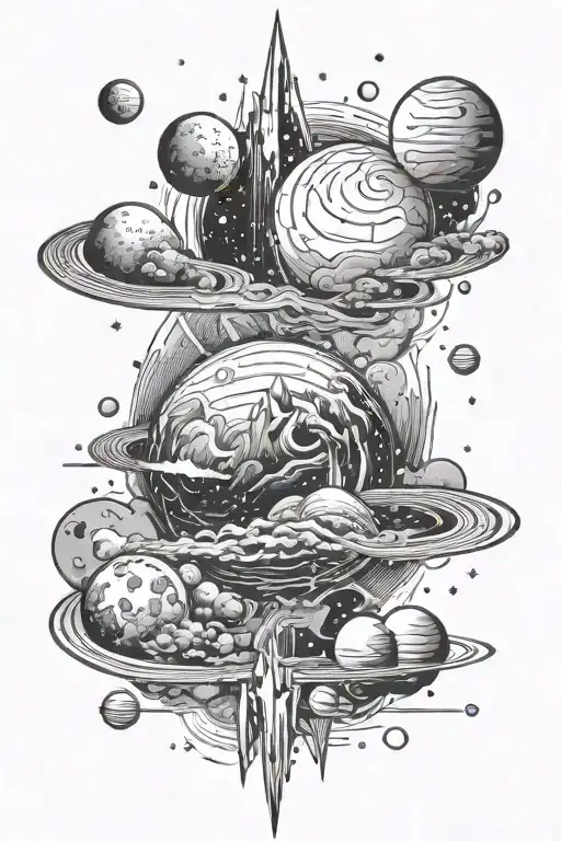 Space Galaxy Landscape