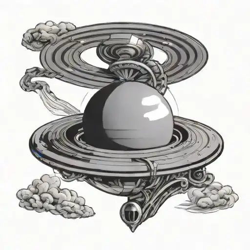 Saturn With Number 777 Angel Number