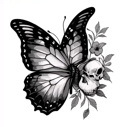 Skull Butterfly