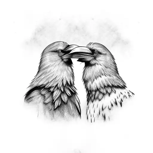 Two Ravens Nordic Tree