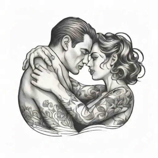 Man And Woman Making Love