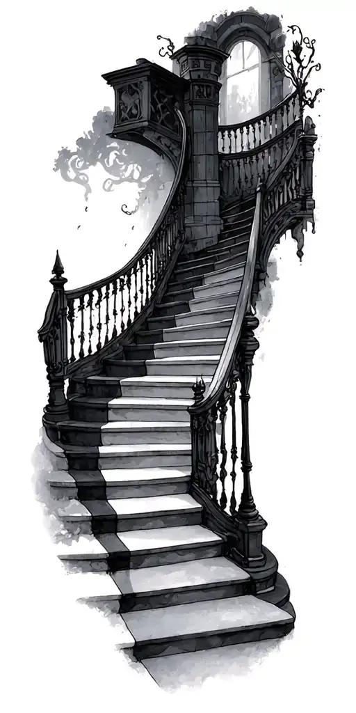 Stairway Allice In Wonderland