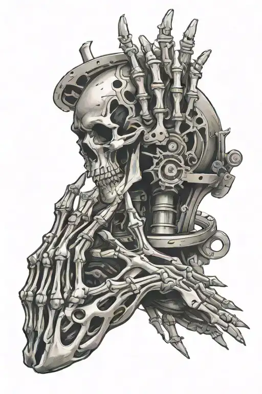 Automotive Skeleton Hand