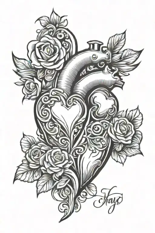 Heart With Mom And Dad And Dad Too