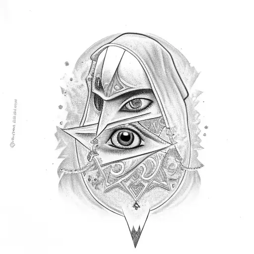 Third Eye Illuminati Slutty Gangsta White Girl Evil Nunn