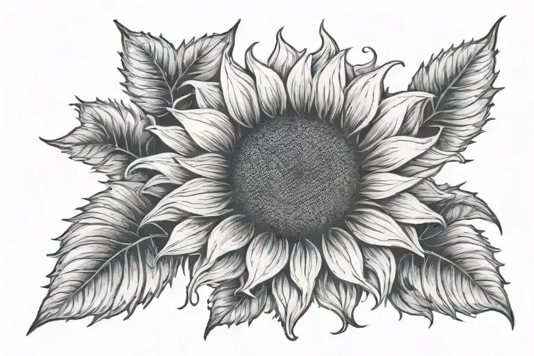 Sunflower With Name Written