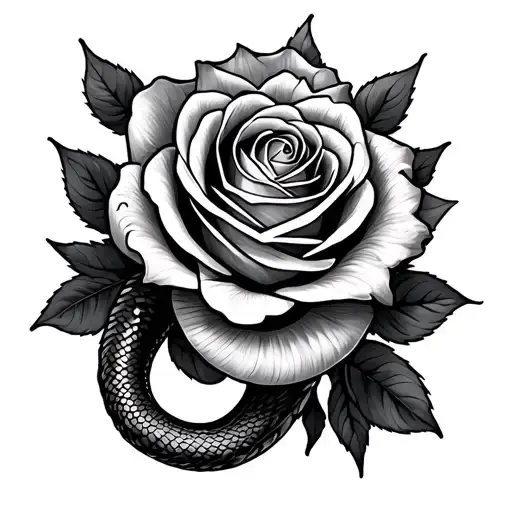 Rose Plumed Serpent Emerging