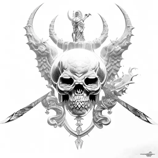 Gothic Sleeve Paegan And Greek Gods