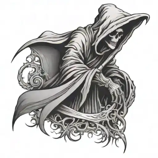Grim Reaper Silohuette