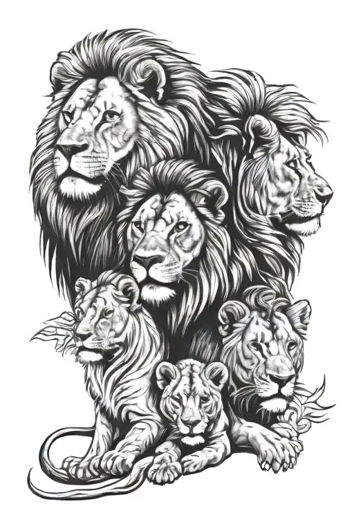 Lion Family Members
