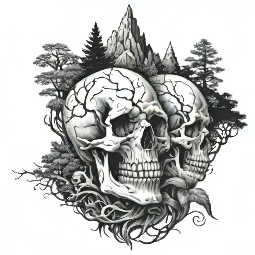 Skull Forests Merge