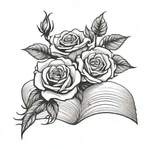 Roses And Music Sheet