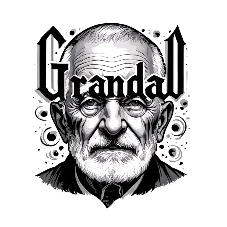 Grandad Written Underneath