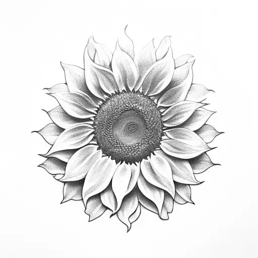 Sunflower With Fibonacci Sequence Pronounced