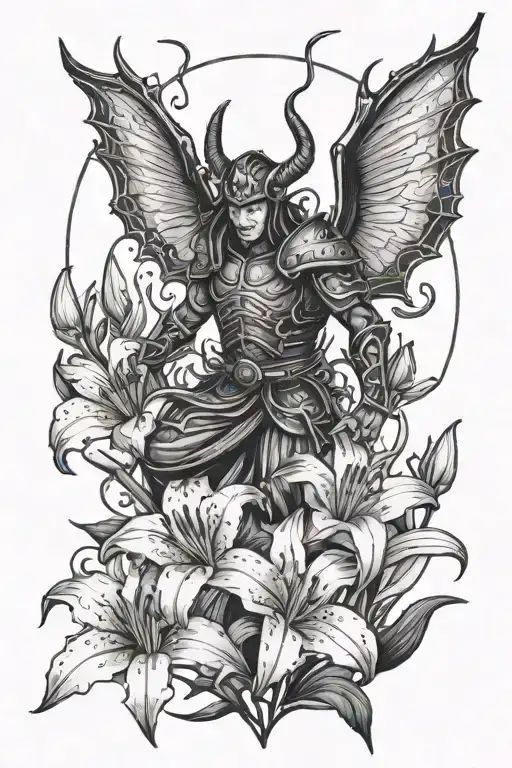 Lilies And Demon Slayer