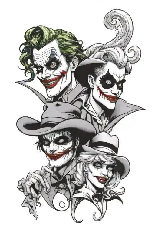 Joker And Harley Quinn Inspired