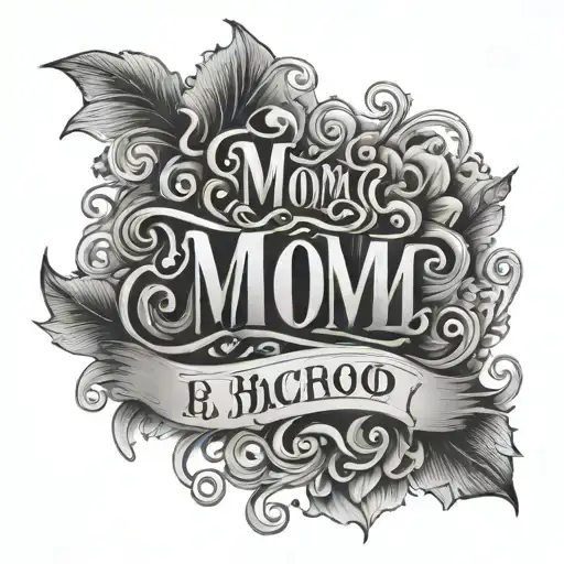 Mom Dad Names Written