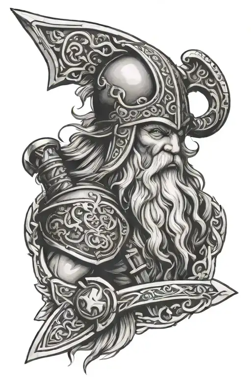 Odin With Axe