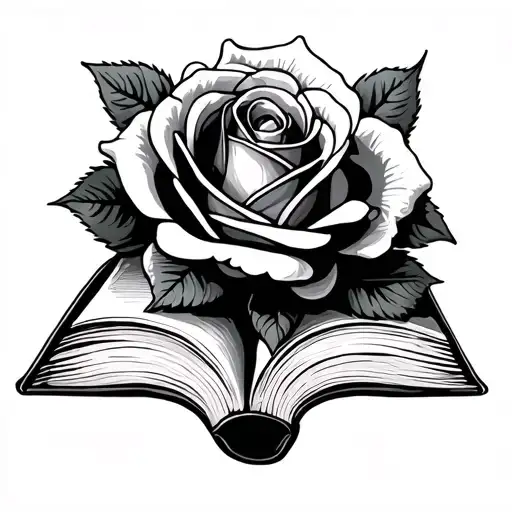 Rose And Book