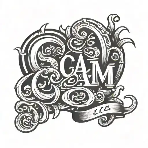 Inscription In English In Block Letters With The Word Scam