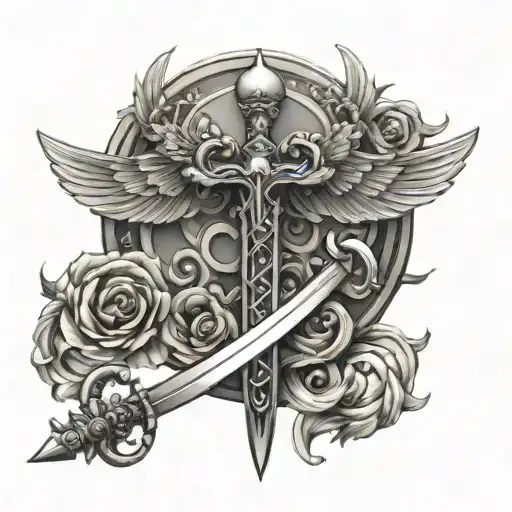 Caduceus And Sword
