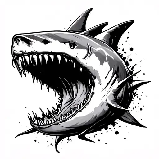 Shark Bite Scar On Calf