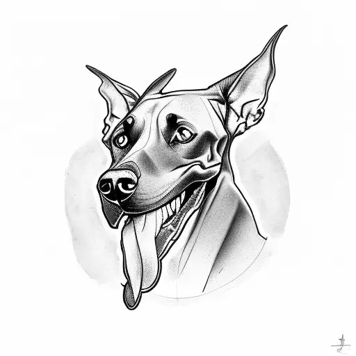 Doberman Skull