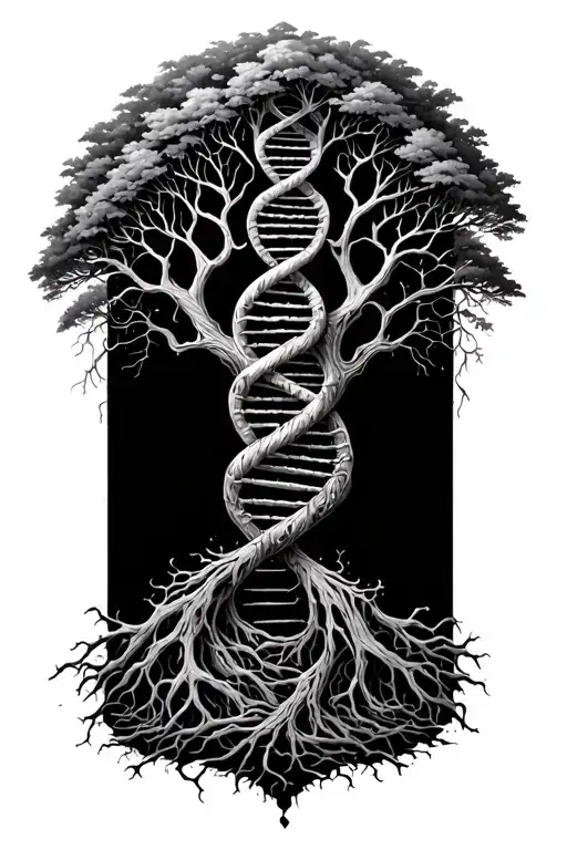 Yggdrasil Tree Dna Double Helix