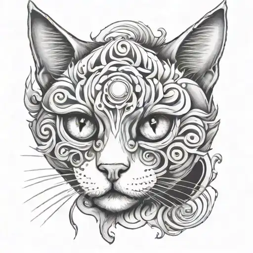 Cat That Has Eight Eyes