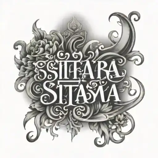 Sitara And Sitasma Daughter Name Written