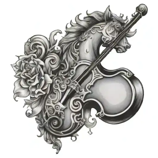 Violine Key Horse Head