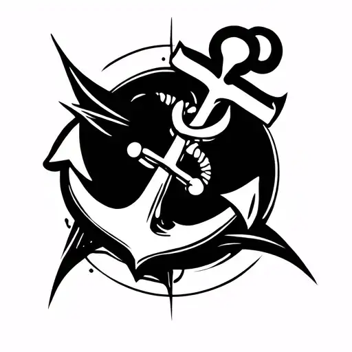 Anchor And Abstract Symbol