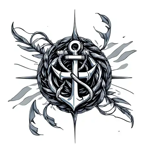 Line Frequency Line With Anchor