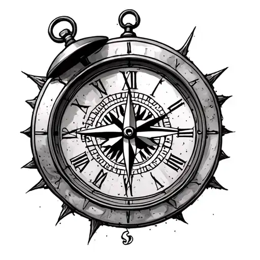 Compass And Clock