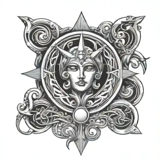 Hecate Symbols Intertwined