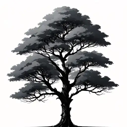 Poisen Tree Small And Minimalistic With No Leafs Growing