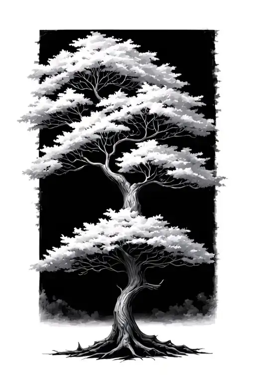 Poisen Tree Small And Minimalistic With No Leafs Growing