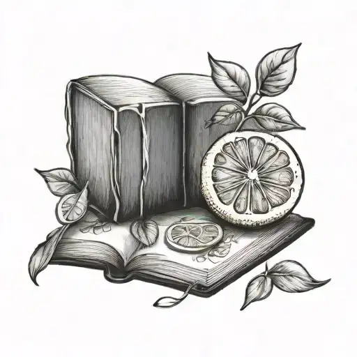 Lemon And Book