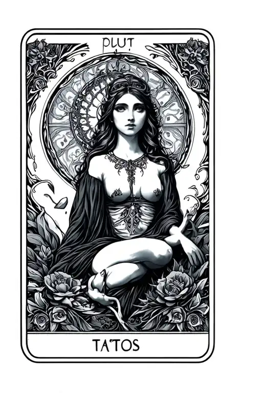 Dark Feminine Tarot Card