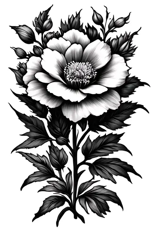 Brush And Gladious Flower Growing