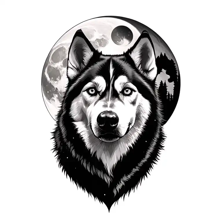 Husky Moon