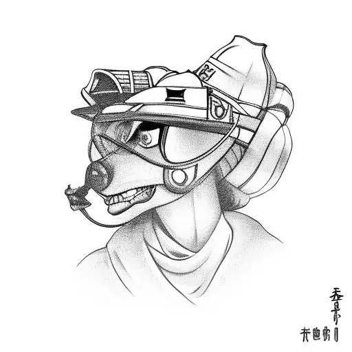 A Fierce Female Firefighter Driving A Sleek Sports Car Through A Japanese Cityscape